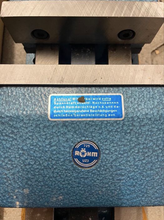 Imadło maszynowe niemieckie,tokarka,rohm,wiertarka,heuer,frezarka