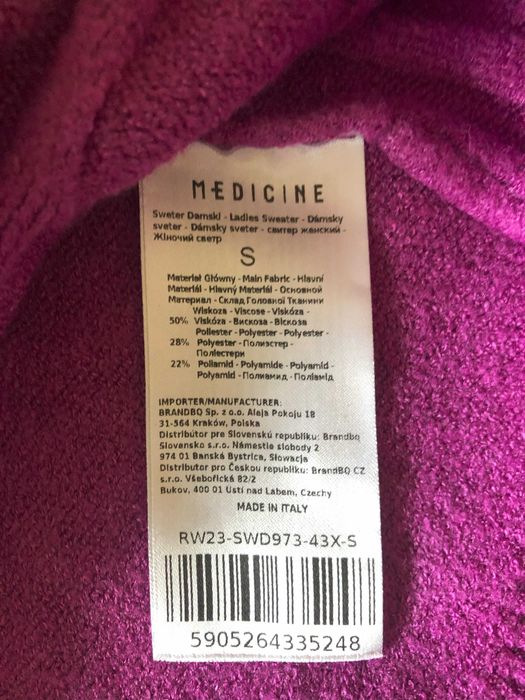 Top na ramiączkach dzianinowy S/36 Medicine