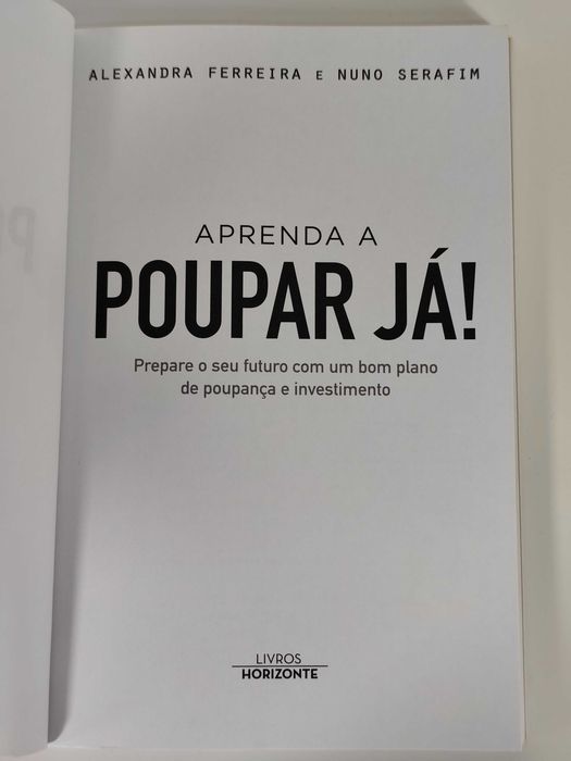 Aprenda a Poupar Já! - Livro