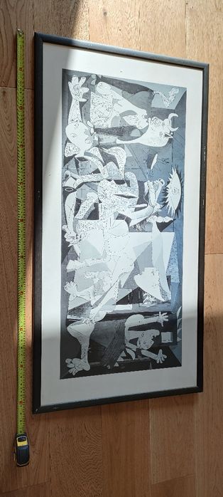 Plakat w ramie z szybą Picasso Guernica