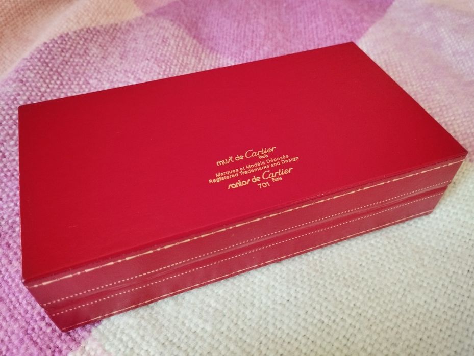 Óculos Cartier Romance Louis 56-16 em ouro 22k