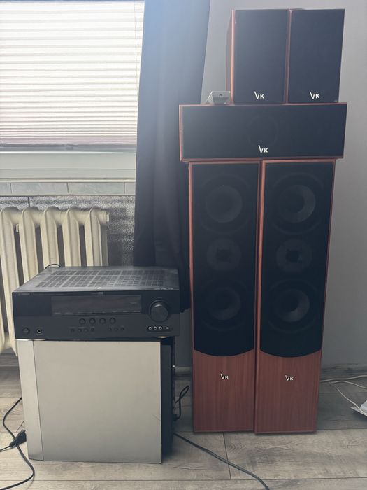 Amplituner yamaha glosniki voice kraft subwoofer sony