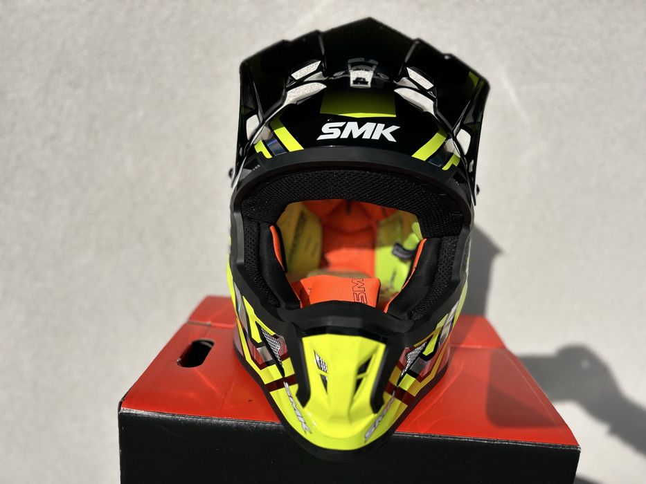 Kask motocyklowy cross HULAJNOGA quad SMK ALLTERRA rozmiar L 59 cm