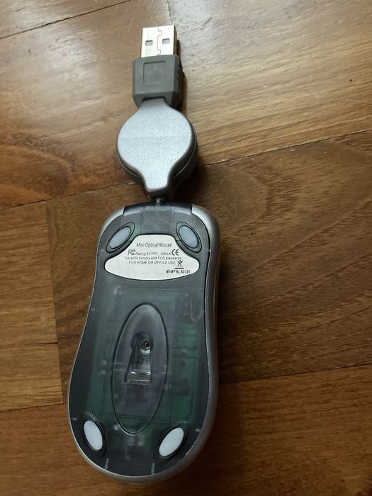 Mini myszka kabel USB