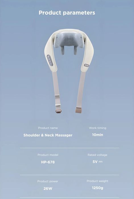 Massajador 5D pescoço e ombros(novos) envio grátis a cobrança