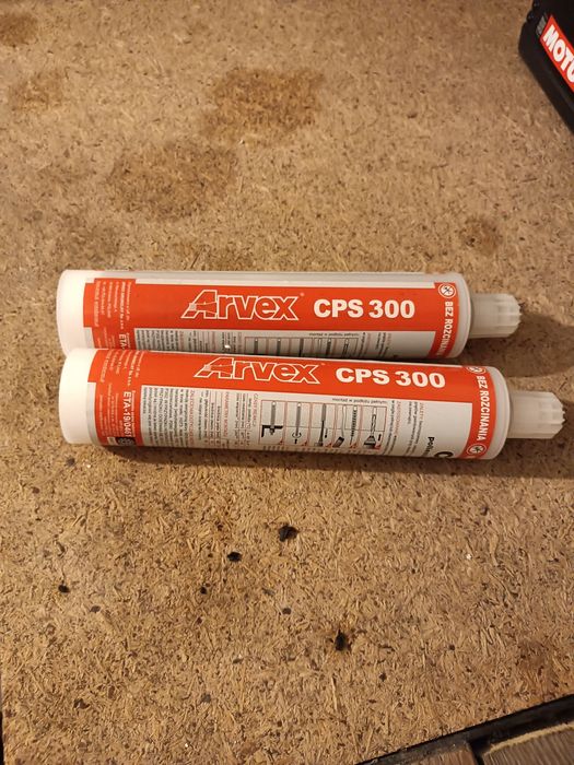 Kotwy chemiczne Arwex CPS 300 2sz +6kartuszytuki