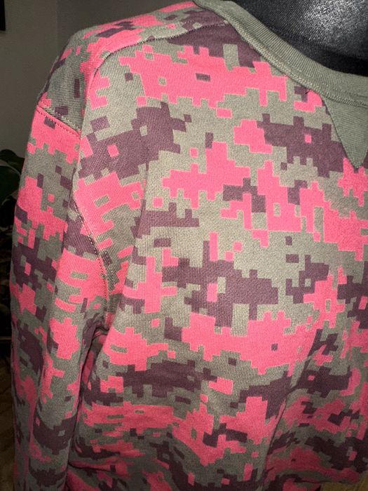 Montlimart bluza khaki i róż S
