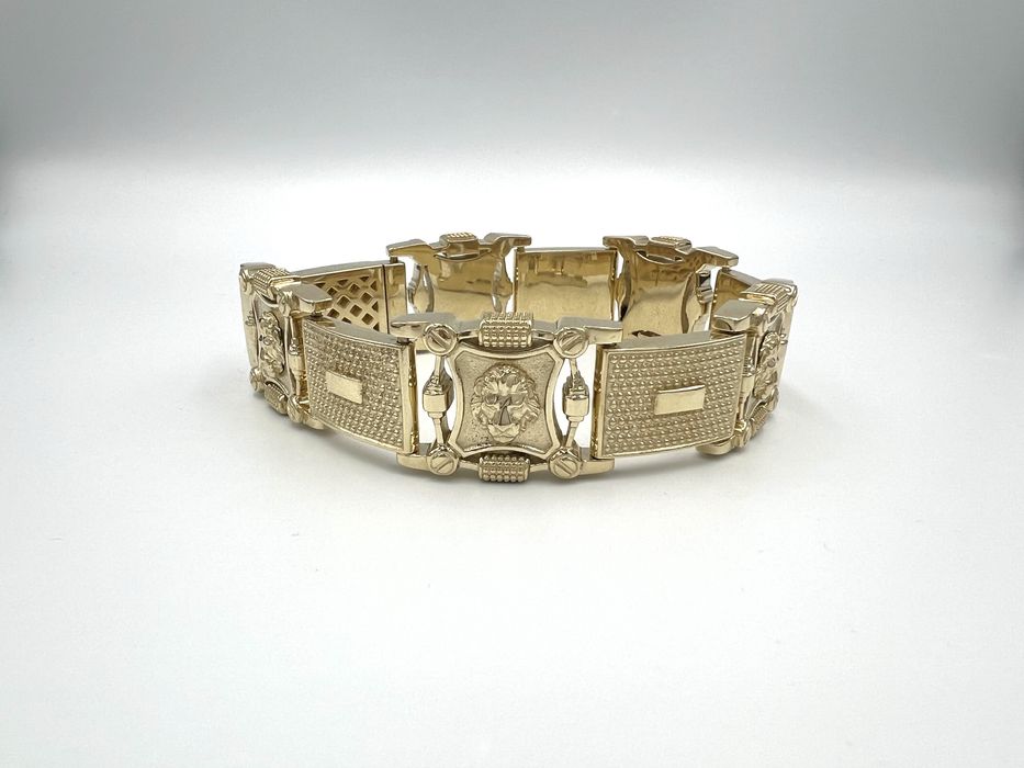 Złota Bransoletka z Lwami 180g 585 Nataliebizu