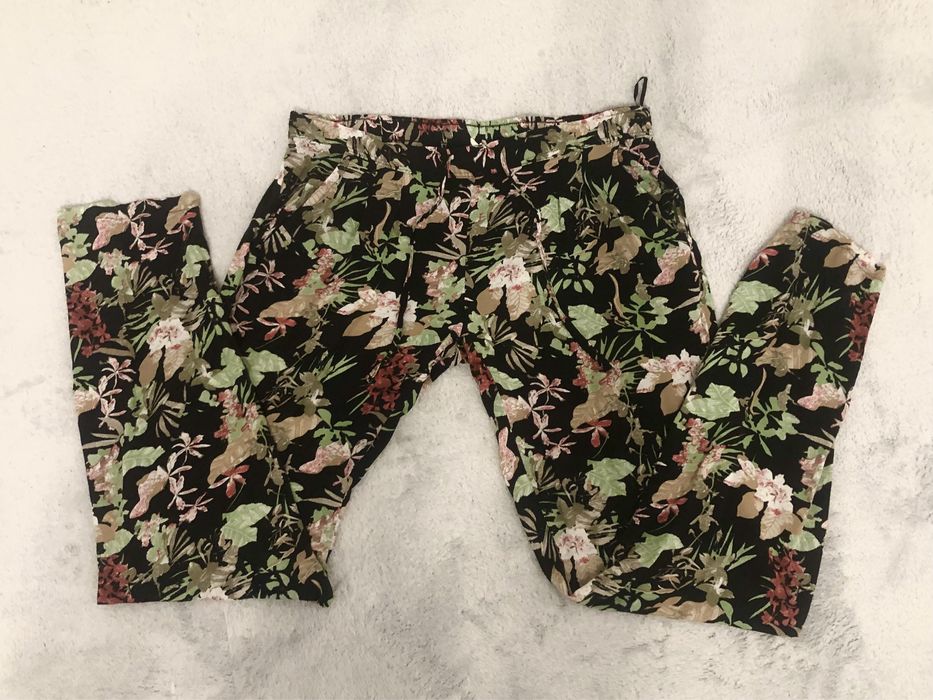 летние штаны, женские, цветной принт