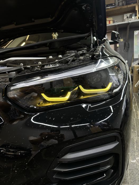 Светодиодная плата ДХО Yellow для фар BMW LED X5 G05, X6 G06