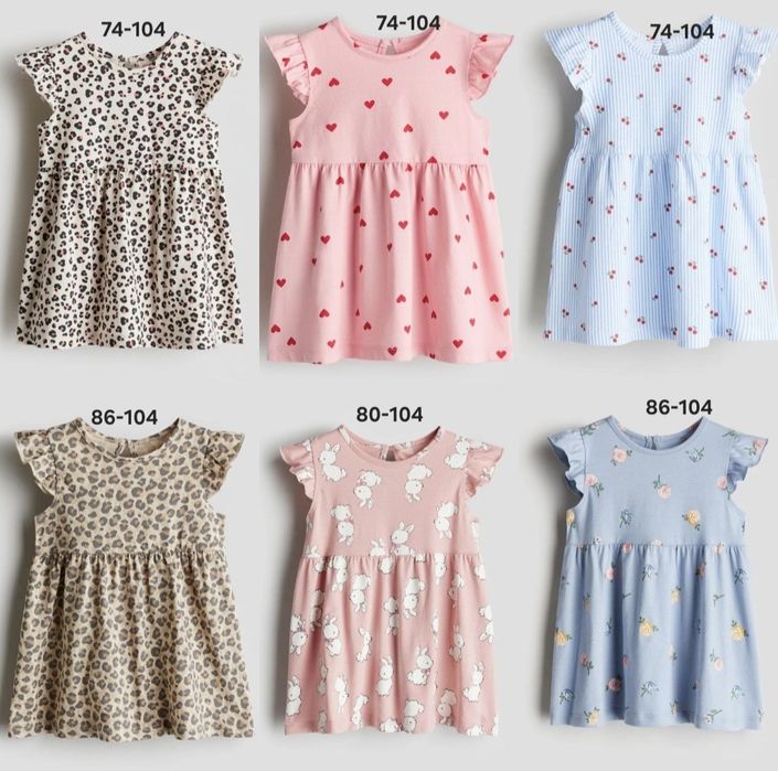 Дитяча сукня плаття сарафан H&M 74 80 86 92 98 104