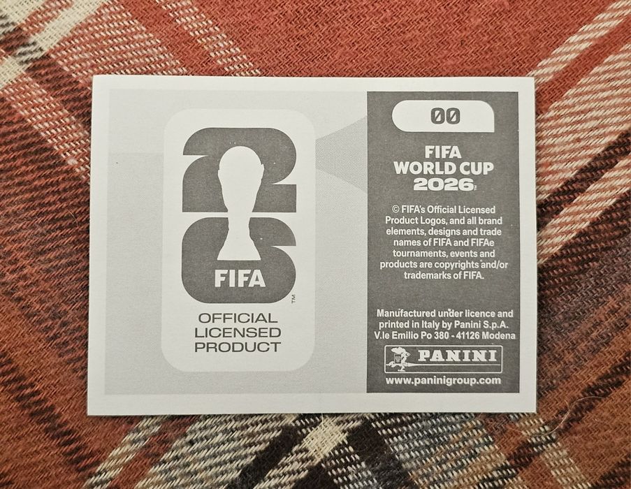 sticker 00, Fifa World Cup 2026