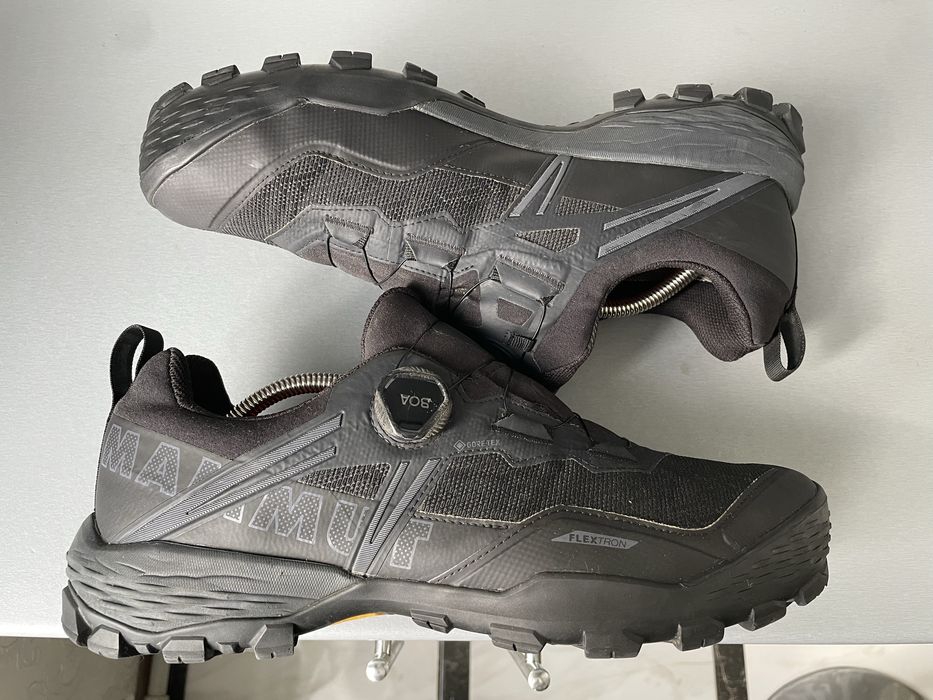 Трекінгові кросівки череіики mammut ducan low gtx boa vibram 44-45