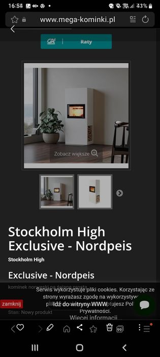 Kominek Stockholm High Exclusive Nordpeis