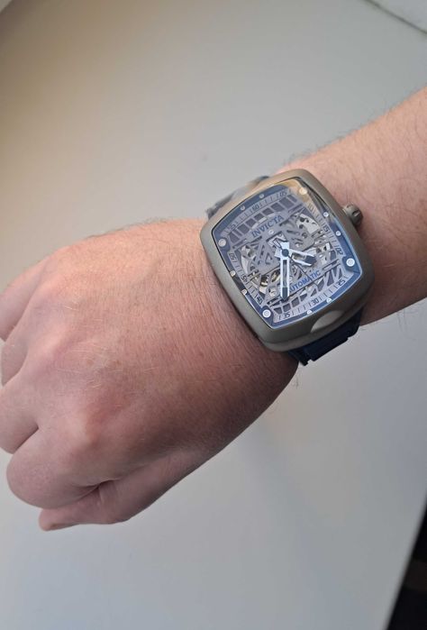 Новинка Мужские часы Invicta S1 Rally Skeleton Diablo Titanium Automat