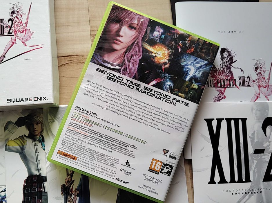 Final Fantasy XIII-2 Ed. Kolekcjonerska Xbox 360 / Stan BDB / +Gratis