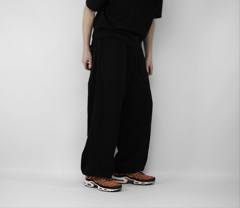 Широкі чорні спортивні штани M40 BAGGY SWEATPANTS широкие штаны бегги