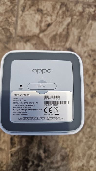 Router Wifi OPPO 5G CPE T1a