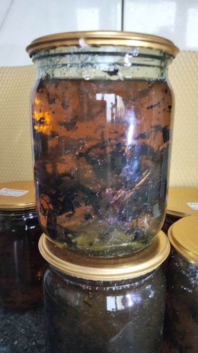 Варення з червоного базеліку.Варенье из красного базилика.Джем.базелік