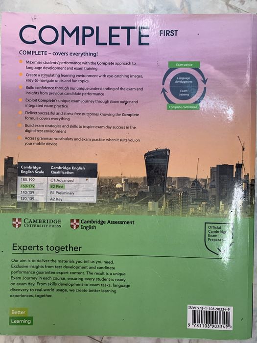 Livros Inglês preparação para exame Cambridge B2