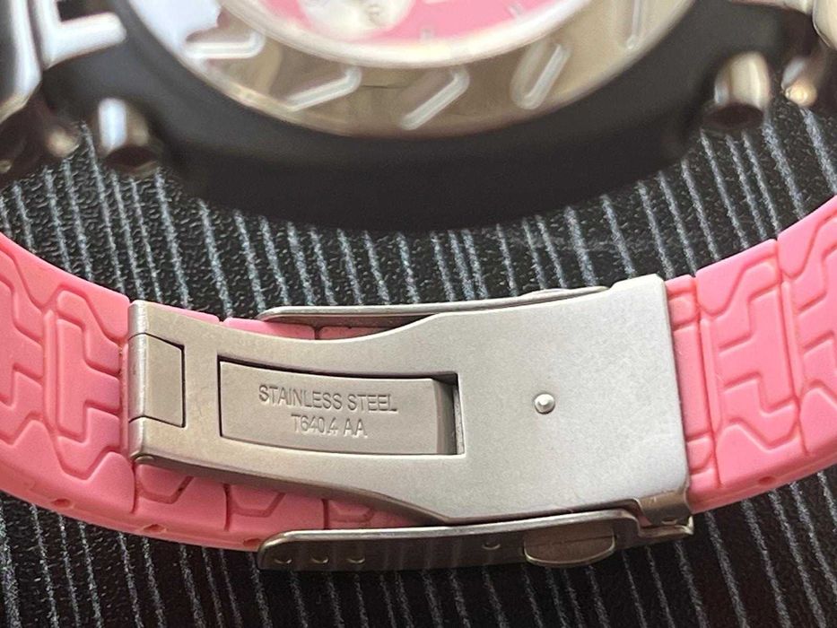 Relógio Feminino Tissot T-Race (original) – Rosa/Prateado