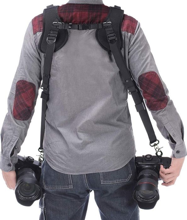 ZTOWOTO Pasek na ramię Dual Shoulder Camera Harness