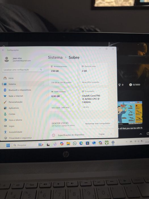 Notebook HP  Pavilion