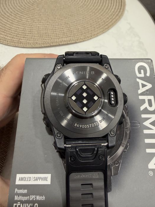 Годинник Garmin Fenix 8 47” Amoled Sapphire Titanium