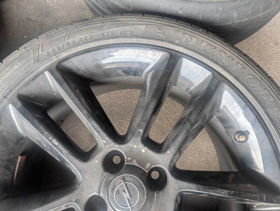 Jantes Originais Opel Corsa Black Edition 17" com Pneus Dunlop