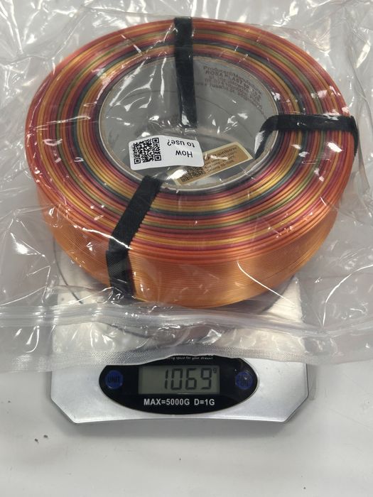 Rosa 3D Filaments - PLA Silk Rainbow (Tropical) Refill