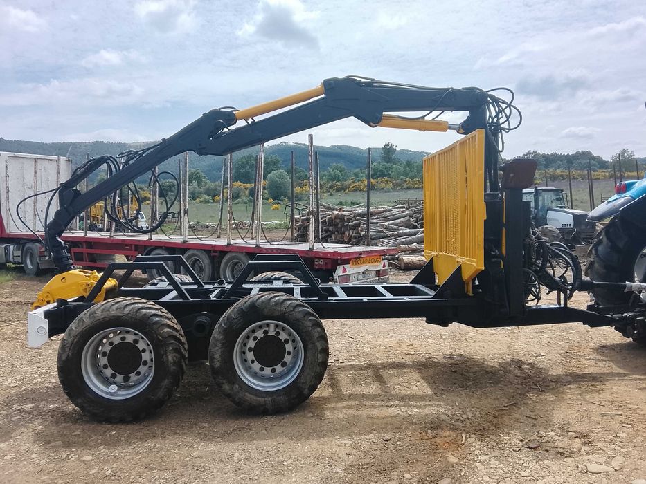 Reboque florestal 4x4 grua florestal cranab
