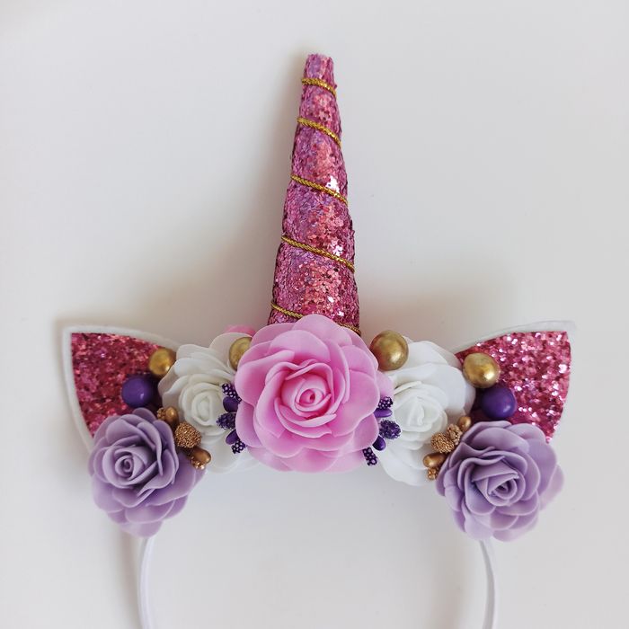 Обруч єдиноріг крила единорог детский ободок крылья платье одноріг