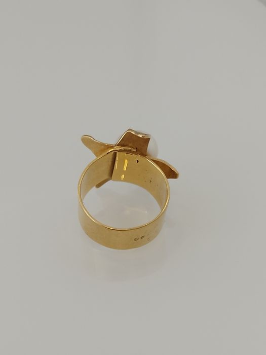 Anel em ouro de 19,2kt