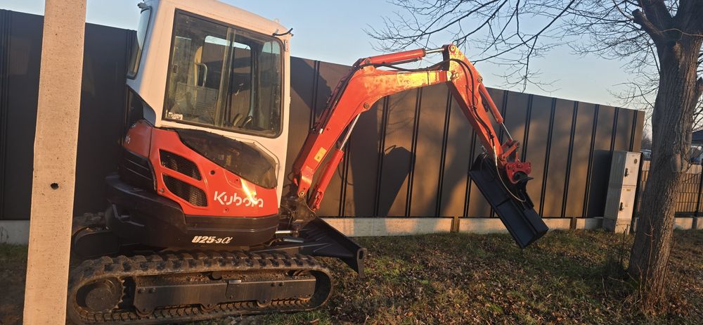 Minikoparka kubota U25 2.7t Obrys!Mocna koparka