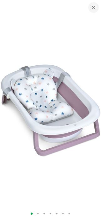 Дитяча силіконова ванночка з термометром та вкладишем El Camino