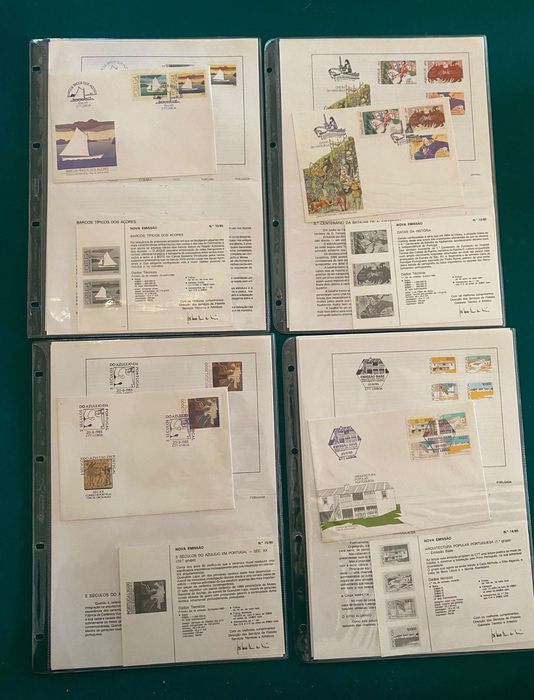 Sobrescritos de 1º dia de circulação dos CTT (FDC’S) - 1985