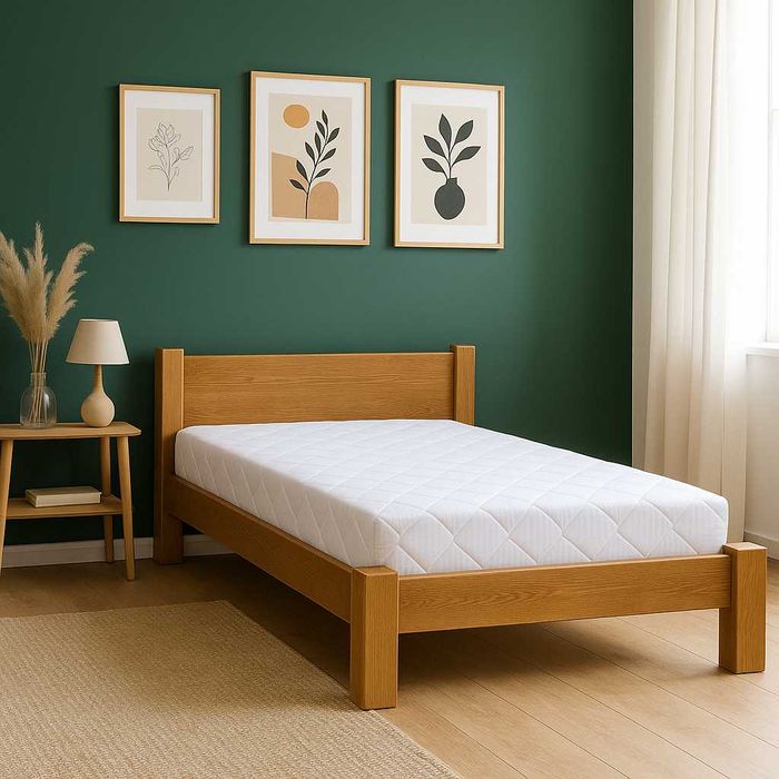 Łóżko Dębowe 160x200cm, 100% Lite Drewno, DĄB, Różne Wymiary.