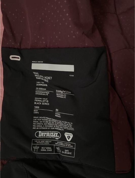 Лижна жіноча куртка нова orange, сноубордична куртка