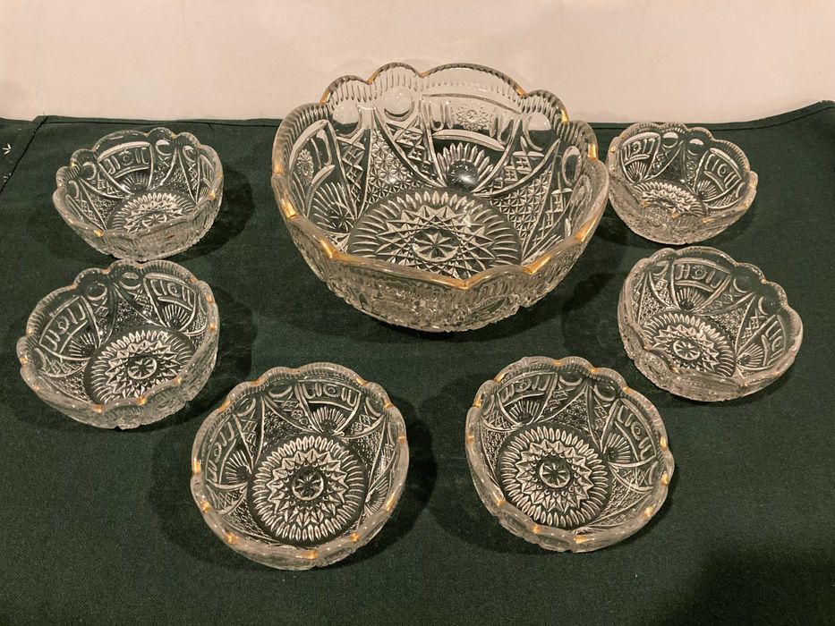 Taças de sobremesas (1 + 6) - Vintage