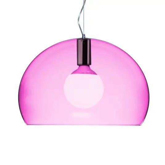 Lampa Kartell Medium FL/Y lampa wisząca LED różowa