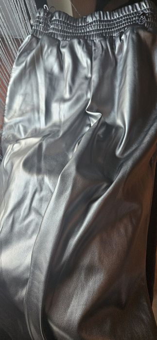 Spodnie ze stoperami ekoskóra Bastet