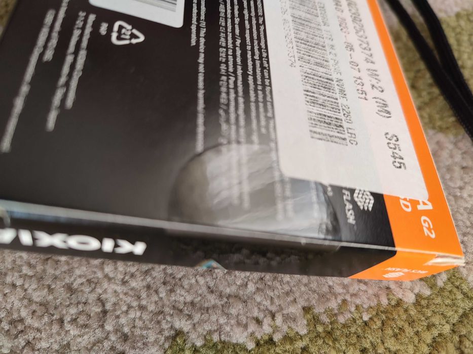 Dysk SSD 1TB Kioxia Exceria G2. NVMe PCIe. + smycz na klucze, itp