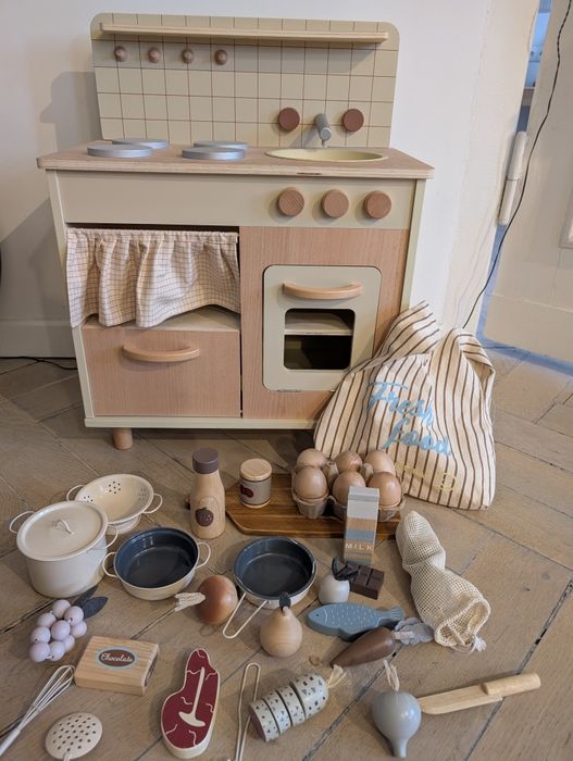 Zara Home kuchnia zabawkowa dla dzieci drewniana