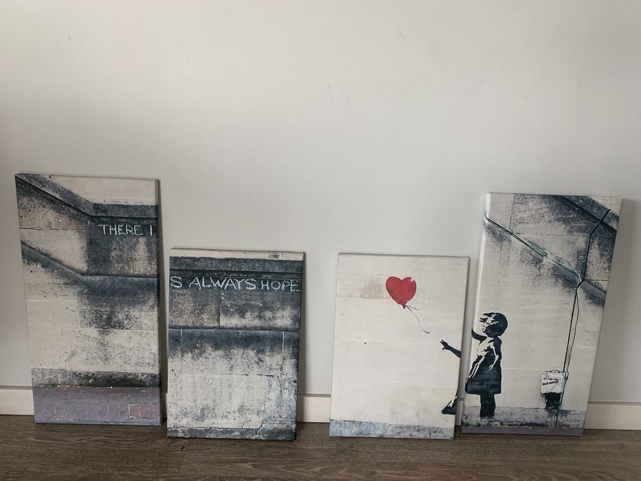 Impressão em tela Banksy: “Balloon girl”