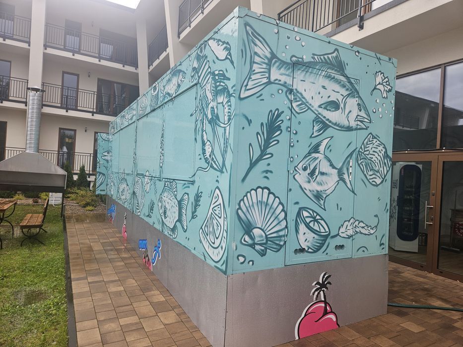 Przyczepa dluga gastronomiczna 8.5m