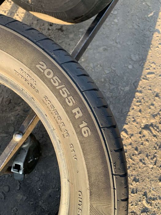 Шини 205/55 R16  пара Continental 6,2мм літо