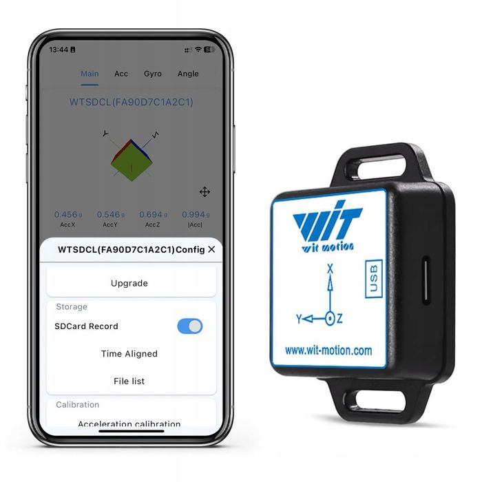 WT901SDCL żyroskop, magnetometr, czujnik inklinometru MPU9250