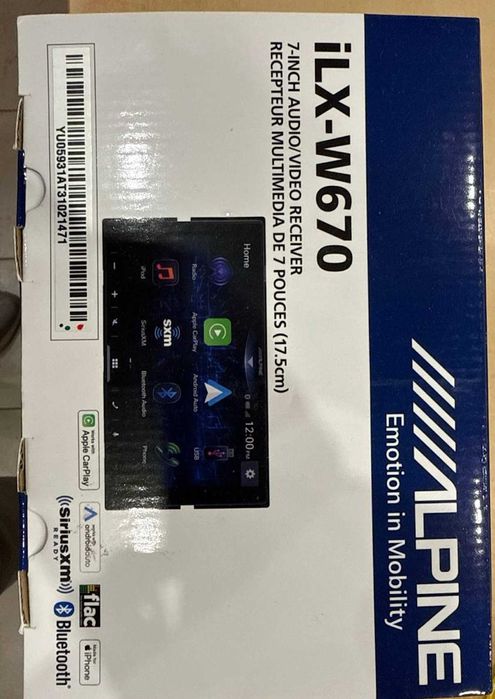 Мультимедіа Alpine ILX-W670 7"  для 11-18 Jeep Wrangler JK