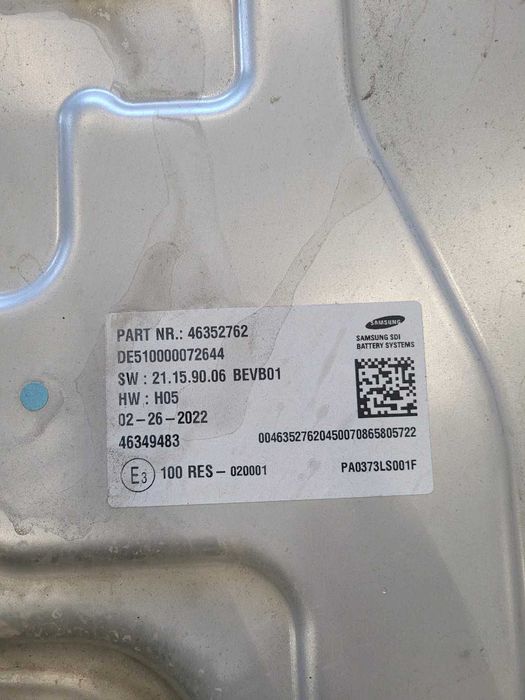 Bateria Alta Tensão / Tração FIAT 500E - refª 6000636657
