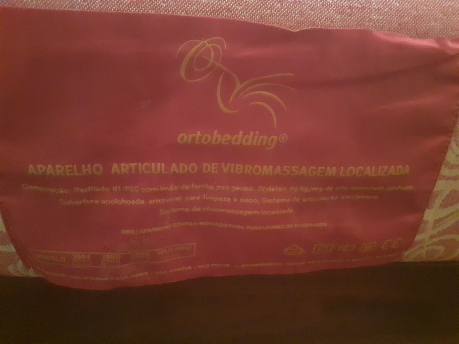 Colchão articulado de vibromassagem